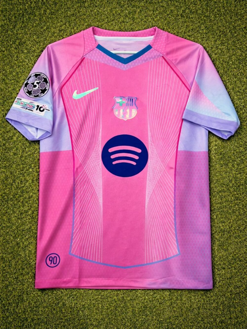 FC Barcelona Lamine Yamal #10 Pink Vapor Match Jersey